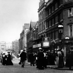 1901 Station Street, looking towards Market Hall, Birmingham