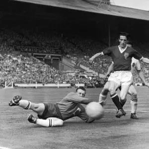 1958 FA Cup Final at Wembley Stadium. Bolton Wanderers 2 v Manchester United 0