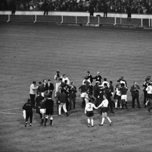 1966 World Cup Semi Final at Wembley Stadium. England 2 v Portugal 1