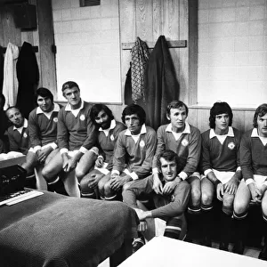The 1968 European Cup winning Manchester United team, back together again in August 1975