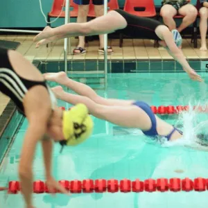 Action at the Guisborough Swimming Club Gala. 16th November 1997