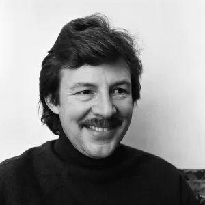 Actor Philip Lowrie at his home in west London. 5th December 1978