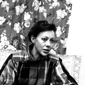 Actress Jenny Agutter during an interview about her forthcoming photography exhibition