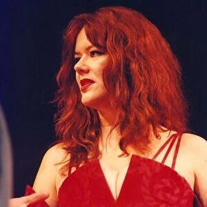 Actress Josie Lawrence in the Royal Shakespeare Company production of Taming of the Shrew