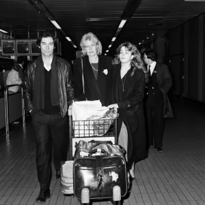 Actress Vanessa Redgrave returns from Los Angeles, met by daughter Natasha Richardson