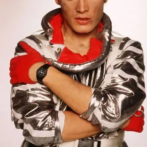 Adam Ant lead Singer of the pop group Adam and the Ants promotional picture for record