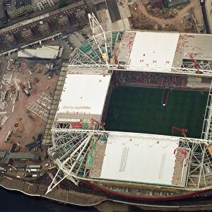 Aerial photo of the Millennium Stadium during the International friendly rugby match
