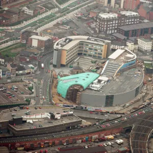 Aerial view of the Centre for Life, Newcastle. But to be opened in May 2000