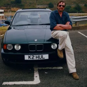 Alan Hull of the pop group Lindisfarne at Tynemouth. 24 / 10 / 92