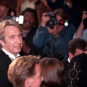 ALAN RICKMAN ARRIVING AT THE PREMIERE OF SUNSET BOULEVARD AT THE ADELPHI THEATRE - 1993