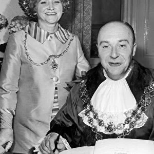 Alderman Neville Bruce Alfred Bosworth seen here on his appointment as Lord Mayor of