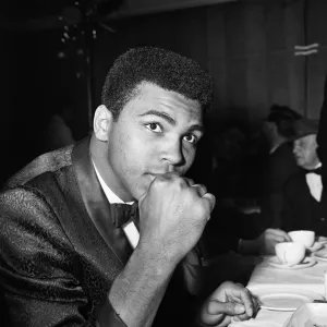 American world champion heavyweight boxer Muhammad Ali (formerly Cassius Clay