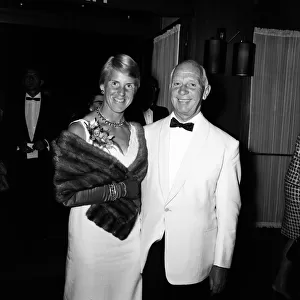 Ann Haydon Jones and husband Philip Jones attend a Wimbledon tennis celebration dance at