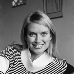 Anneka Rice, Television presenter, pictured at home in Barnes, South West London