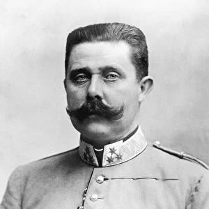 Archduke Franz Ferdinand of Austria who was assassinated along with his wife in Sarajevo