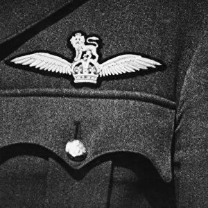 The Army Flying Badge, approved by the King, to be worn on the left breast by qualified