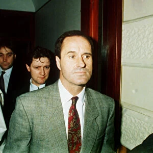 Arsenal Manager George Graham after points were deducted in November 1990