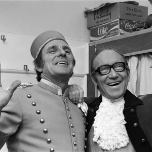 Arthur Askey and Dickie Henderson appear in Cinderella at the Birmingham Hippodrome