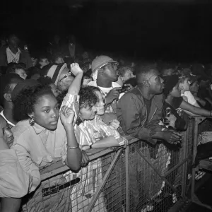 The audience at the Beastie Boys concert at Brixton Academy, London. 24th May 1987