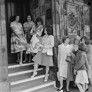 Backstage at The Great Pop Prom 1959, held at the Royal Albert Hall on Sunday 20th