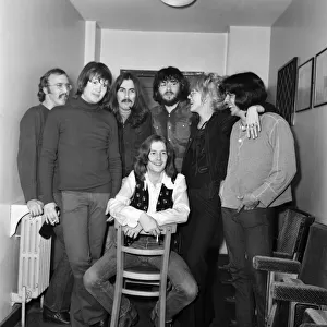 Beatle George Harrison with Pop group Delaney and Bonny and the friends