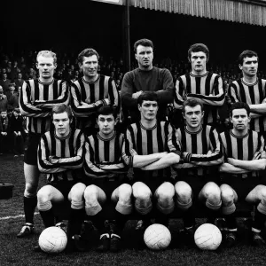 Berwick Rangers FC Team who beat Glasgow Rangers in Scottish Cup 1967 football strip in