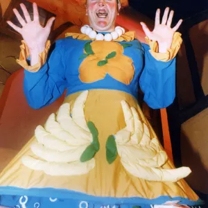 Billingham Forum Panto Dame Peter Dayson takes to the stage. 6th January 1993