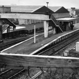 Billingham Railway Station, North Yorkshire, 29th January 1972