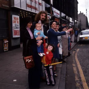 Billy Connolly with his ex wife Iris and children in September 1974 family