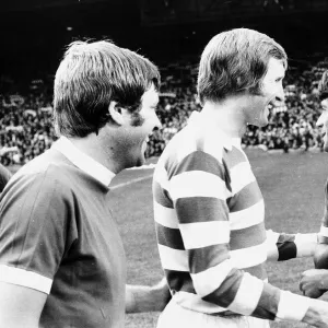 Billy McNeill Testimonial match footballer Celtic FC with Kevin Keegan