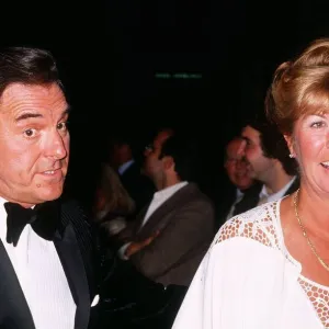 Bob Monkhouse and wife at the Bob Hope ball