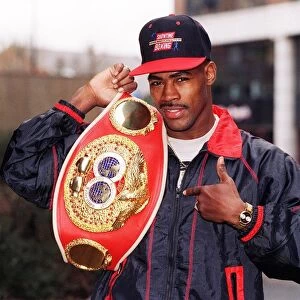 BOXER TOM BOOM BOOM JOHNSON WHO WILL FIGHT PRINCE NASEEM ON