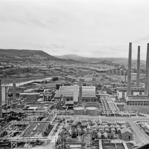 BP Llandarcy oil refinery, Swansea. Richard Kaiser, 24, Chemical Engineer