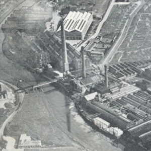 Bristol Aerial view of St Annes Board Mills in 1960