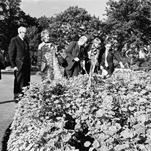 Britain in Bloom judges in Middlesbrough. 1972