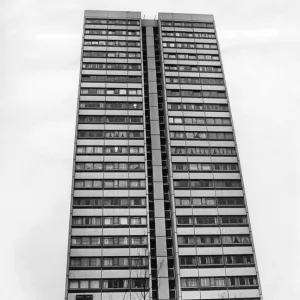 Brooks Tower, Newtown, Birmingham. 15th December, 1975