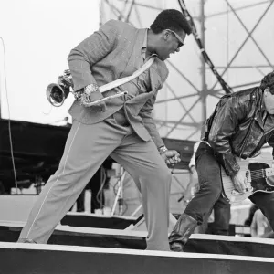 Bruce Springsteen performs at St James Park, Newcastle, United Kingdom