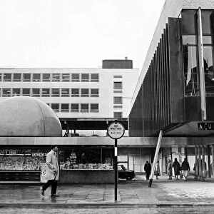Bull Yard shopping area, Coventry, West Midlands. 10th June 1965