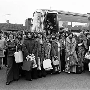 Bydales School pupils off to Holland. 1976