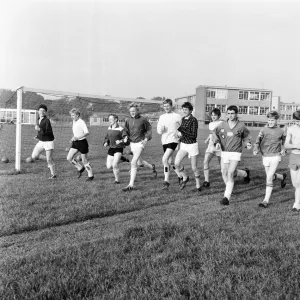 Cambridge City Schoolboys, Training Session, Tuesday 5th October 1965