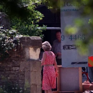 Camilla Parker Bowles prepares to move from her home Middlewick House with the help of