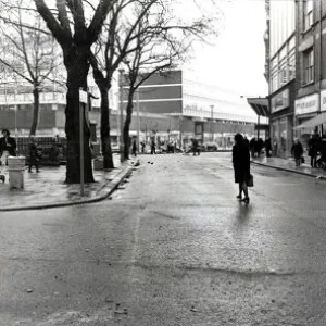 Cardiff - The Hayes - before pedestrianisation. *Last week