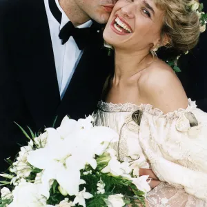 Carol Smillie and Alex Knight wedding 1991