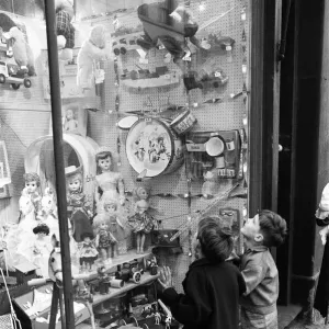 Christmas Toy Shop Window Print, 16th December Art Prints