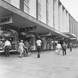 Co-Op supermarket in Stratford, London 15th July 1967
