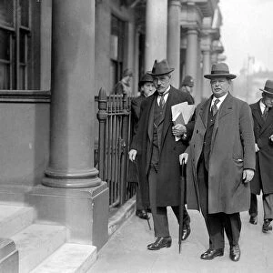 Coal crises ministers and bosses arrive for talks in London during the General Strike May