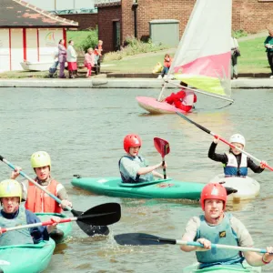 Coatham Boating Lake, Redcar, North Yorkshire, England, 21st July 1993