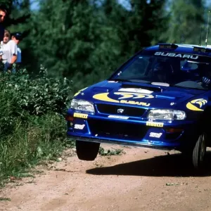 Colin McRae 555 Subaru World Rally Team Print November 1997. Art