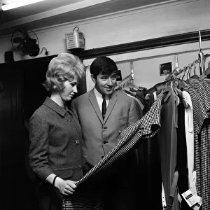 Comedian Jimmy Tarbuck, aged 23, with his wife Pauline, also 23
