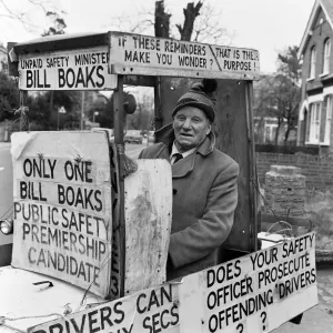 Commander Bill Boaks setting out from his home near Kingston in his own special